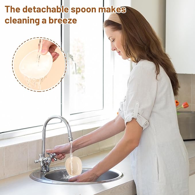 Digital Measuring Spoon Scale, Food Measuring Scoop Scale, Food Weight Scale Grams and Ounces, Polygons Measuring Spoon, ABS Kitchen Weight Scale for Food with LCD Screen, High Precision