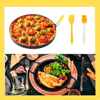 Extra Large 10 Inch Omelette Ring for Griddle, Stainless Steel Pancake Egg Ring With Silicone Handle - Non-Stick Round Creps Crumpet Accessory (2 Packs)