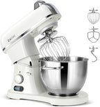 ZACME 8.4QT Commercial Stand Mixer 800W with Aluminum Die Casting Meets the Standard of NSF/ANSI 8-2023, Mixers Kitchen Electric Stand Mixer with Stainless Steel 8L Bowl, Dough Hook, Whisk and Beater