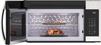 KoolMore 1.9 Cu. Ft. Over the Range Microwave Oven with Oven Lamp and 300CFM Recirculation Vent Hood Function, Auto Cook Menus, Reheat Function, 11 Power Levels, Timer, and Weight Defrost (KM-MOT-2SS)