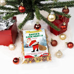 Santa's Sack Munch Spicy Trail Mix - Funny mooning Santa Claus design - Edible gifts for Men - Spicy mix, Made in the USA