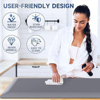 4/5 Inch Thick Kitchen Mat Anti Fatigue Mat Kitchen Rugs Kitchen Decor Non-Slip, Stain & Water Resistant, Kitchen Mats Desk Mat for Kitchen, Office, Workshop, Grey, 17'' x 60''