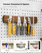 Swaitee Magnetic Knife Holder for Wall, 10 Inch Wood Strong Magnetic Knife Strip, Small Kitchen Storage Space Savers, Rv Apartment Farmhouse Accessories Organizer, Housewarming Gifts for New Home