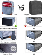 BAGSPRITE Stand Mixer Cover with Appliance Sliders Base Compatible with KitchenAid Mixer-Storage Bag for 4.5/5 Quart with Pockets for Kitchen Aid Accessories and Attachments