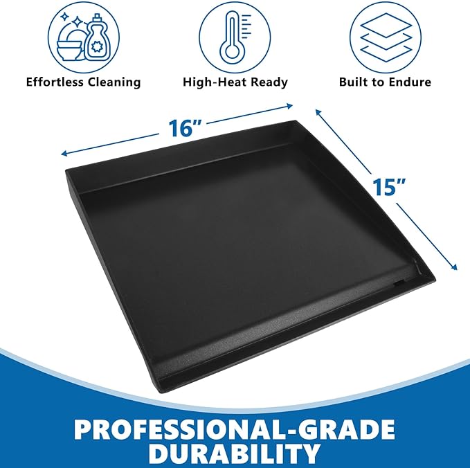 Portable Top Griddle for Royal Gourmet GD4002T, Cast Iron Griddle Plate, Royal Gourmet accessories, Outdoor BBQ Cooking Camping, Flat Top for Royal Gourmet 4-Burner Gas Grills