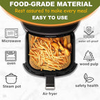 Small Air Fryer Liners for COMFEE' Compact 2.1 Air Fryer, 2 qt Air Fryer Liners for Instant Pot Vortex Mini, Air Fryer Paper Liners Disposable 2 qt Mini Liners for Gourmia Compact Digital