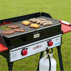 Flat Top Griddle for Camp Chef 2 Burner Stove EX60P EX60LW TB90 GB90D SPG90B TB90LWG StoveTop Parts for 16" & 14" Cooking Systems, 14" x 32" Camp Stove Griddle for Camp Chef Accessories, 1PC