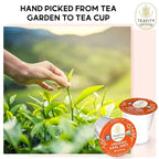 Organic Earl Grey Tea Pods for Keurig - Caffeinated Unsweet Black Tea for K Cup Brewing by Teavity (36 Tea Pods)