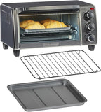 BLACK+DECKER TO1313SBD Toaster Oven, 15.47 Inch, Silver