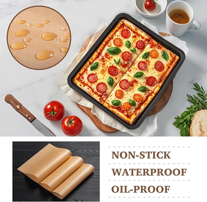120 Pcs Air Fryer Parchment Paper Compatible with the Breville Smart Oven Air Fryer Pro BOV900BSS, 9''x13'' Disposable Airfryer Liner Paper for Cuisinart Airfryer Toaster Oven Combo Accessories