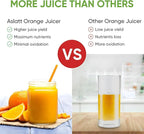 Electric Citrus Juicer Squeezer Stainless Steel, Orange Juicer Electric,Homemade Orange Juice Squeezer Machine, Detachable Design,Easy Clean