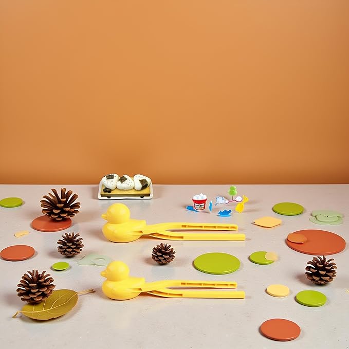 2Pcs Duck Rice Mold, Butter, Rice Mold, Maker Clip,Snowball Tool With Handle, Snowball, Cartoon Duck Maker Clip Snow Ball Kitchen Utensils and Gadgets
