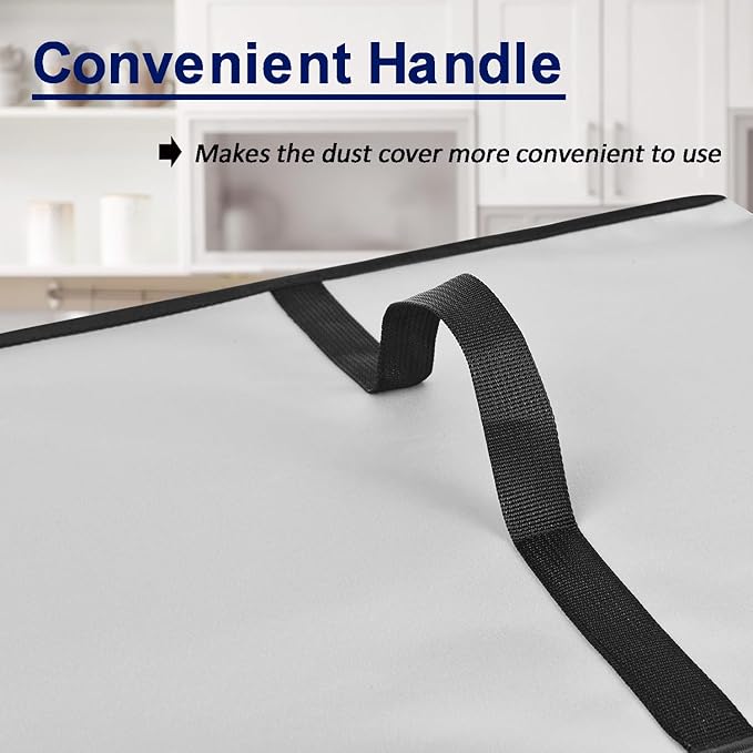 Toaster Oven Cover for BLACK+DECKER Crisp 'N Bake Air Fryer Toaster Oven Combo 12 in 1 Convection Oven, Heavy Duty Thickened Cover Waterproof Dust-proof Countertop Oven Case (Silver)