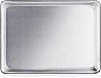 New Star Foodservice Commercial-Grade 18-Gauge Aluminum Sheet Pan/Bun Pan (9 x13 x1 inch (Quarter Size))