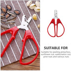 Red Melon Seed Cracker Plier, Sunflower Seeds Plier Opener - Seed Cracker Sheller Opener Peeling Pliers for Melon Seeds, Small Nuts, Specialty Tools and Gadgets Kitchen Utensils and Gadgets