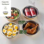 7.7" Round Aluminum Foil Containers with Lids (5 Pack) – Heavy Duty Disposable Takeout Pans for Meal Prep, Pasta, Casserole, Food Storage & Catering, 48oz
