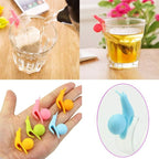 10-Pack Silicone Snail Tea Bag Clips - Cute Colorful Cup Edge Holders for Tea Bags