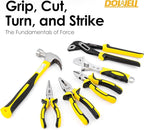 DOWELL Tool Set Tool Kit 62PCS Homeowner Tool Set Wrench Pliers Screwdriver Set Repair Tool Kit