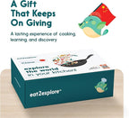 eat2explore Cooking Kits for Kids 18 Pcs – Interactive & Educational Kids Cooking Sets Real for Ages 5 and Up,3 Recipe Cards & Global Ingredients – Perfect for Families and Homeschooling (China)