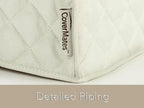 Covermates Keepsakes - Bread Maker Cover - Dust Protection - Stain Resistant - Washable - Appliance Cover, Cream