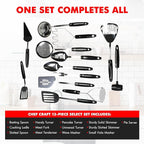 Chef Craft Select Meat Cooking Fork, 13 inch, Stainless Steel