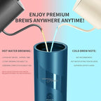 Magnavox HOME Portable Espresso Coffee Maker (Grounds or Pods) with Fast Brew Technology & Single Touch Control, Ideal for Offices or Travel