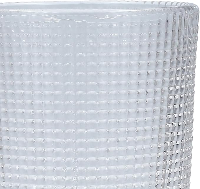 Fortessa Malcolm Double Old Fashioned Cocktail Glass 6 Pack, 11.5-Ounce, Clear