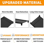 Upgraded WB31X24738 WB31X49806 Griddle Replacement Parts for GE Gas Stove Cast Iron Griddle Plate WB31X24998 General Electric Range StoveTop Cooktop Center Griddle Stove Burner Middle Flat Top Pan