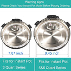 2-Pack Sealing Ring 3 Quart for Instant Pot, BPA-Free Sealing Ring Replacement Parts for InstantPot 3QT, Food-grade Gasket for Instantpot Mini 3 Qt, Seal Accessories for Instant Pot