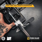 Work Sharp Precision Adjust Elite Knife Sharpener - Adjustable Knife Sharpening System - For Hunting, Serrated & Kitchen Knives