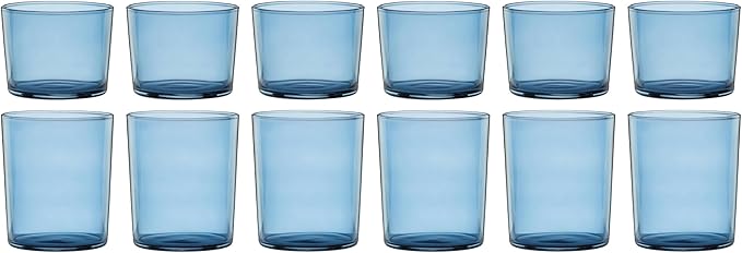 Oneida 896823 Stackables Blue Drinkware, Set Of 12