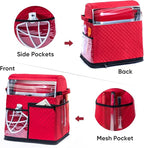 BAGSPRITE Stand Mixer Cover with Detachable Appliance Sliders Base Compatible with KitchenAid Mixer-Storage Bag for 4.5/5 Quart with Pockets for Kitchen Aid Accessories and Attachments