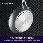 Circulon A1 Series with ScratchDefense Nonstick Induction Pots and Pans Cookware Set, Induction Cookware, Kitchen Essentials, 9-Piece, Graphite