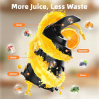 Godspeeds Juicer Machines with 5.8" Large Feed Chute, Slow Masticating Cold Press Juicer for Whole Fruits & Vegetables, Easy to Clean Design, High Juice Yield Home Juicer for Daily Wellness