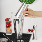 WPHUAW Boston Cocktail Shaker Set, 28 oz & 20 oz Stainless Steel Weighted Shaker Tins, Metal Martini Shaker Drink Mixer for Bartending, Professional Bar Tools for Bartender