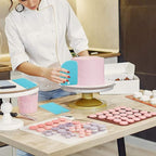 Piping Bags and Tips Set, 16" Reusable Piping Bags, Frosting Piping Kit for Baking with Pastry Bags and Tips, Standard Converters, Silicone Rings, Cake