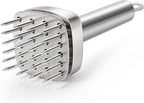 Aliglow 304 Stainless Steel Meat Tenderizer Needle Meat Hammer Mallet Tool Pounder For Tenderizing and Pounding Steak, Beef Pork Chicken BBQ And Poultry