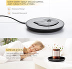 Jisile Candle Warmer, Coffee Mug Warmer, Coffee Cup Warmer with Pressure-Induced Auto ON/Off, Beverage Warmer Plate for Milk Tea, Coffee Accessories for Home Office Desk