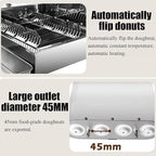 Electric Doughnut Machine,Small Donut Maker,Donut Maker,Automatic Doughnut Machine,304 Stainless Steel Auto Donut (220V)