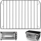Countertop Toaster Oven Accessories for BLACK DECKER 8 Slice Extra Wide Convection Toaster Oven, 16.5×11.5 IN Stainless Steel Toaster Oven Replacement Parts Baking Rack Wire Rack
