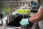KITCHEN PERFECTION S Silicone Smoker Oven Gloves -Extreme Heat Resistant BBQ Gloves -Handle Hot Food Right on Your Grill Fryer Pit|Waterproof Oven Mitts |Superior Value Set+3 Bonuses