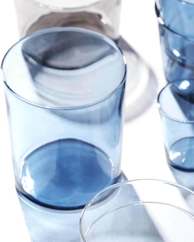 Oneida 896826 Stackables Tall Blue Drinkware, Set Of 6