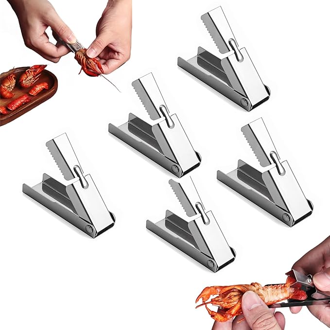 Crawfish Peeler Tool, Crawfish Tail Remover Tool, Crawfish Tool, Efficient Crayfish Shelling Device, Shrimp Peeler Kitchen Gadgets Sheller Tool (5pcs)