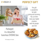 EVODAE® Popover Pans Set of 2 – 12-Cup (2×6) Pro-Grade Carbon Steel, Strong & Durable Build – Nonstick, PFOA & PTFE Free – Popover & Yorkshire Pudding Pan – Carefully Packaged in a Clean Black Box