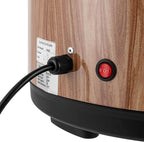 Commercial Rice Cooker 23L/6Gal Stainless Steel Electric Rice Warmer 100 Cup With One-Touch Operation Large Capacity Rice Cooker 110V 110W Wood Color