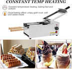 Cake Pop Roller Machine, Chimney Cake Roll Oven Machine 110V 220V Electric Chimney Roll Cake Maker, 2pcs/Time Ice Cream Cone Oven Machine,220V