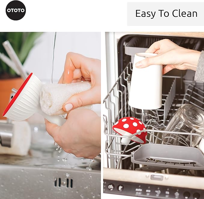 OTOTO Mushroom - Foldable Kitchen Funnel + Barry The Bear Box Cheese Grater (Bundle of 2)