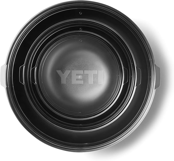 YETI Rambler Low Bowl, Vacuum Insulated, Stackable and Nestable Stainless Steel Bowl with Lid, 1.6 Quart, Cape Taupe