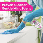 Mighty Mint Vinegar Cleaner, All-Purpose Spray, Natural Spearmint Scent, 16oz - 2 Pack