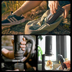 IKAPE Newly KAPO K2 Pro Portable Espresso Machine with Bl uetooth APP Connect & 58mm Bottomless Basket, Electric Coffee Maker 20 Bar Pressure, for Home, Travel, Camping